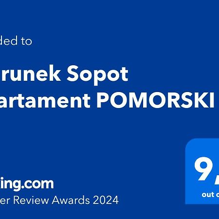 Kierunek Sopot Apartament Pomorski 외부 사진